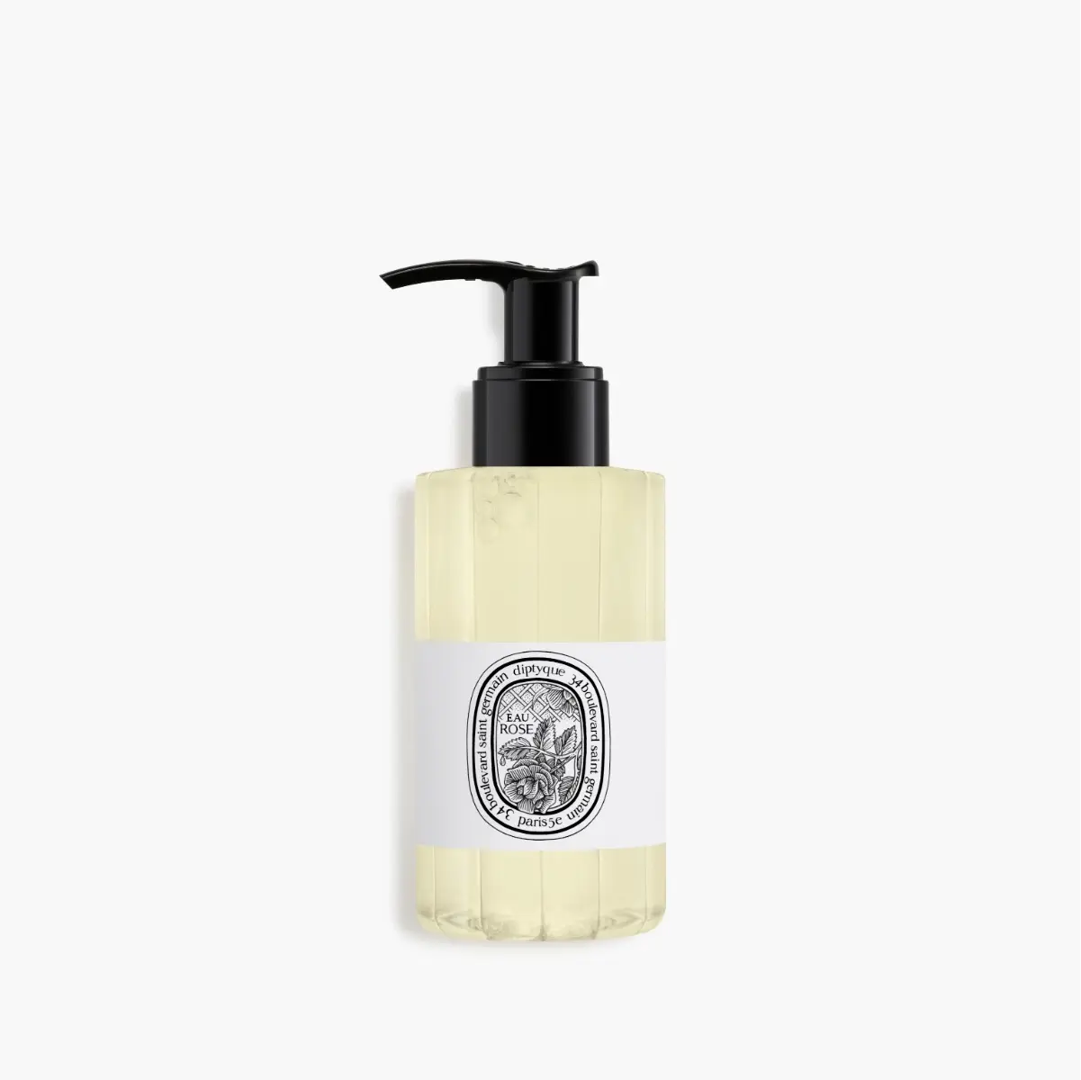 Eau Rose - Perfumed cleansing body gel - gel-parfum-lavant-mains-et-corps-eau-rose_revamp-gestes-parfum_rosbgel__rvb_bd_fond-gris_spec-ecom_1_diptyque.webp