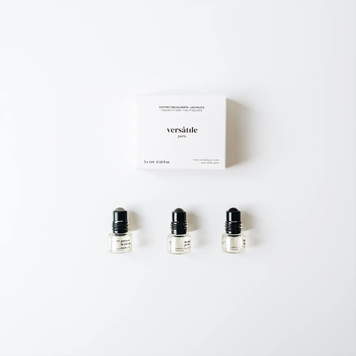 COFFRET DÉCOUVERTE - LES FRUITS - 3 x 1ml