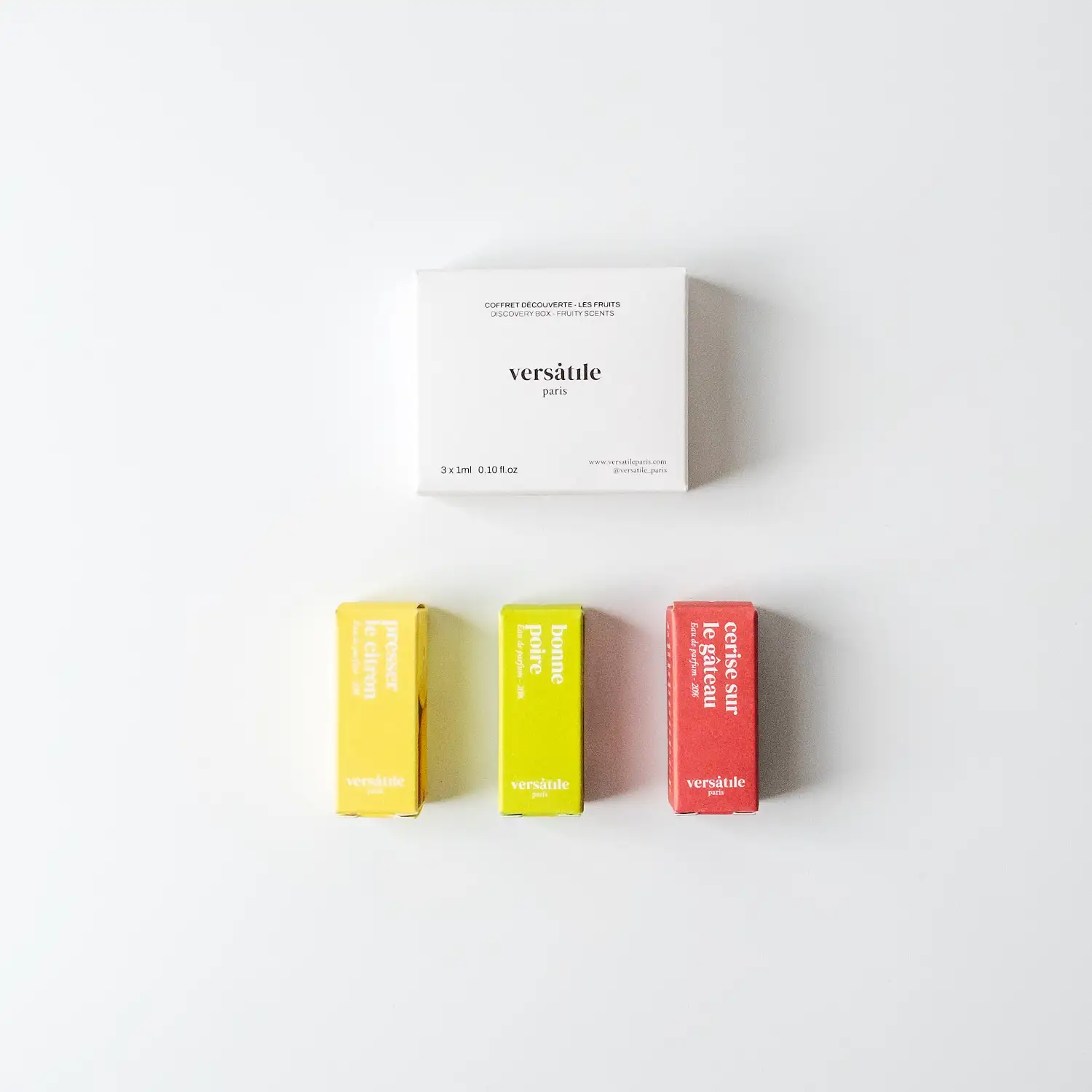 COFFRET DÉCOUVERTE - LES FRUITS - 3 x 1ml