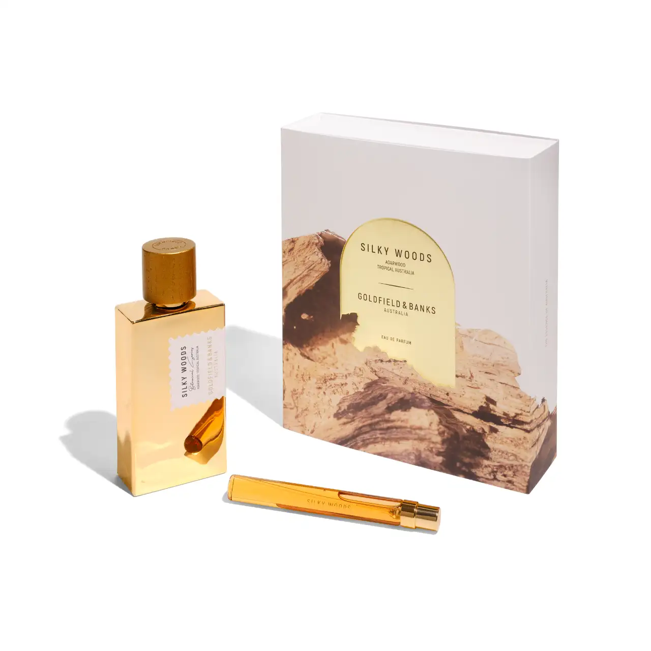 Goldfield & Banks Silky Woods 100ml & Complimentary 10ml Gift Set - alternate view
