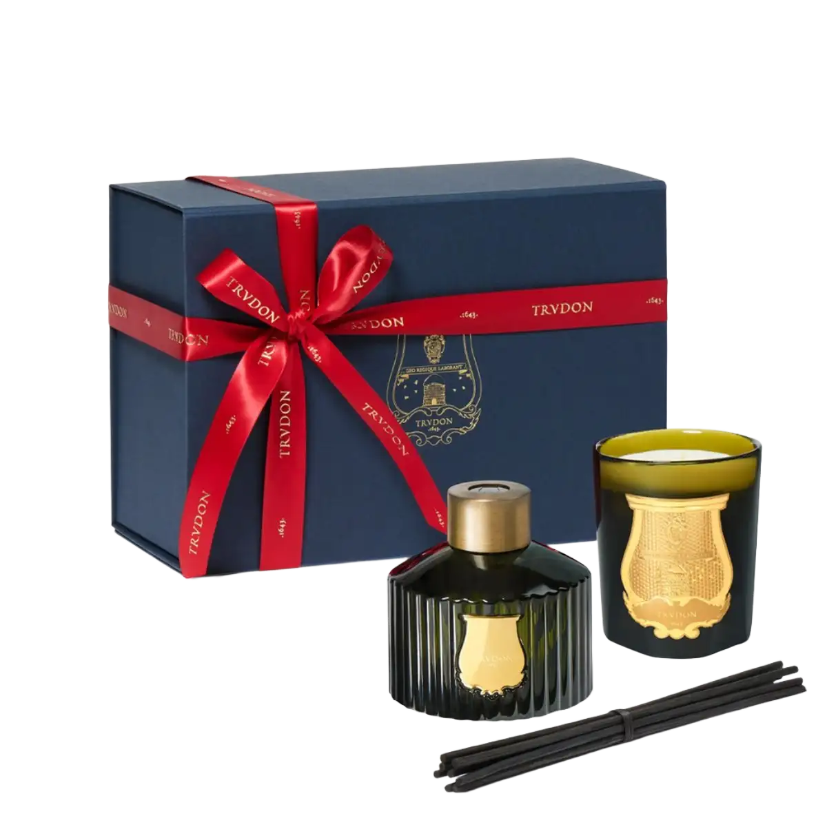 Interior fragrance duo box diffuser And scented candle - Image