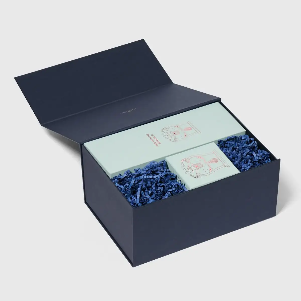 Interior fragrance duo box diffuser And scented candle - Image