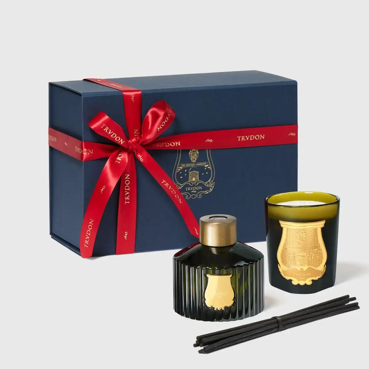 Interior fragrance duo box diffuser And scented candle - Image
